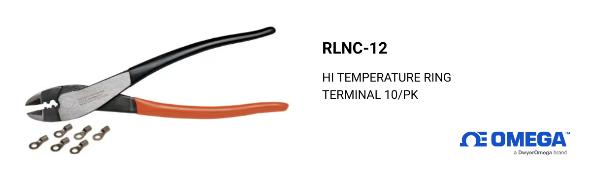 Omega RLNC-12: High Temperature Ring Terminal (10/PK)